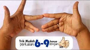 Trik Mudah Perkalian 6 9 Hanya Dengan Jari Youtube