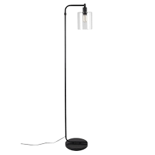 Gold Metal Floor Lamp With Glass Shade H151 Maisons Du Monde Floor Lamp Metal Floor Lamps Metal Floor