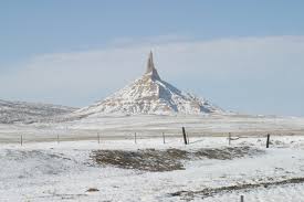 Mormon trail center at historic winter quarters. File Chimney Rock Winter 2002 Jpg Wikipedia