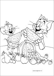 Jocuri cu tom si jerry din desene animate in romana. Plansa De Colorat Cu Tom Si Jerry Intre Fructe Planse De Colorat