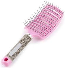 Best hair brush for fragile hair. Professional Curved Vented Styling Hair Brush Barber Hairdressing Styling Tools Fast Drying Hair Detangling Massage Brushes Pink Buy Online In Aruba At Aruba Desertcart Com Productid 139995072