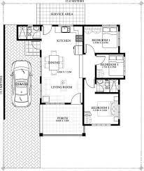 The other two bedrooms in this small house plan come with the sizes 3.8m by 4m and 4m by 4m respectively. Pin By Azhar Masood On Small Spaces Bungalow Floor Plans Simple House Design One Storey House