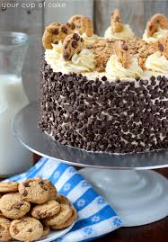 Chocolate chip pound cake is the perfect combo of buttery, rich and soft pound cake with sweet chocolate chips baked in just 60 minutes! Cookie Dough Cake Your Cup Of Cake Desserts Chocolate Chip Cookie Dough Cookie Dough Cake