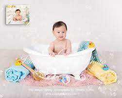Download baby bath stock photos. Baby Bathtub Digital Backdrop Background Psd With Layers Baby Bath Tub Baby Bath Bath Photography
