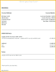 Example Of Simple Invoice - sarahepps.com -