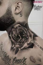 Rose Skull Tattoo Tatuagem Tatuagem Masculina Tatuagens