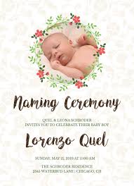 The event could be hosted a few days after the birth of the child or some months after depending on the parents of the child. Baby Girl Naming Ceremony Invitations Novocom Top