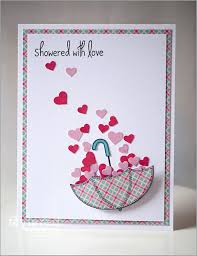 Handmade Romantic Birthday Card For Lover 50 Romantic Valentines Cards Design Ideas Umbrella Cards Cards Handmade Valentines Cards