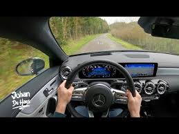 2020 Mercedes Cla 200 Shooting Brake 163 Hp Pov Test Drive Youtube