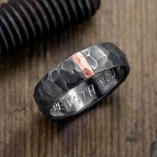 6mm Hammered Mens Wedding Ring 14k Rose Gold Rhodium Plated Silver Point No Point Studio 1 Wedding Rings Vintage Men S Wedding Ring Wedding Men