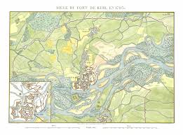 Map of strasbourg area hotels: Befestigungsplan Von Kehl Und Strasbourg Mit Karte Der Umgebung Siege Du Fort De Kehl En 1703 Von Kehl Kunst Nbsp Nbsp Grafik Nbsp Nbsp Poster Antiquariat Norbert Haas