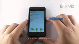 How To Hard Reset HTC Desire 200 - YouTube