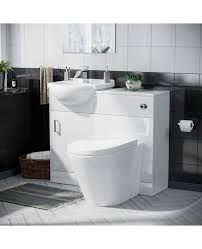 Maybe you would like to learn more about one of these? Elora Cloakroom 950 Mm Basin Vanity Unit And Back To Wall Wc Toilet Bathroom Suite Bathroom Republic