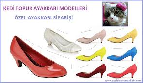 Kedi Topuk Bayan Ayakkabi Modelleri Ozel Siparis Ayakkabi