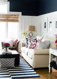 Pink And Navy Living Room It All Started With Paint Living Room White Cheap Living Room Decor Navy Living Rooms
