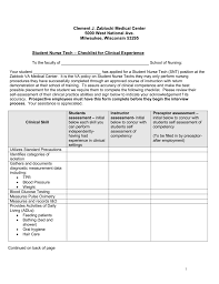 I have been using these checklists in my own classroom for 6 Student Nurse Tech Checklist For Clinical Experience
