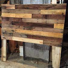 So turn weathered woods into a beautiful headboard with this easy reclaimed wood headboard tutorial and save money! Pallet Wood Headboard Diy Revival Woodworks
