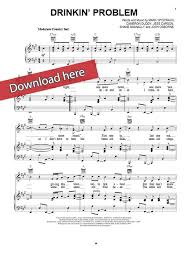 Lt → английский, испанский → midland → drinkin' problem → русский. Midland Drinkin Problem Sheet Music Piano Notes Guitar Chords