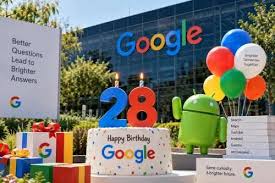 Google Berusia 28 Tahun, Logo Lama Muncul di Doodle