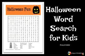Halloween word find puzzles printable. Free Halloween Word Search For Kids Free Printable Do Play Learn