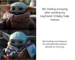 Baby Yoda On Instagram Do You Do This To Your Lover Follow Babyyodamemes Meme Babyyoda Mandalorian Disneyplus Yoda Meme Yoda Funny Star Wars Memes