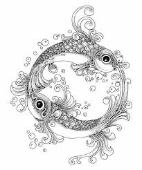 Mandala symbols yin yang coloring pages printable and coloring book to print for free. Yin And Yang Fish Tat Coloring Pages Coloring Books Art