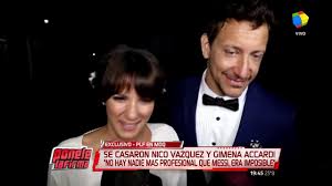 Eran pareja en la ficción y aunque el destino de nico según el librero estaba con otro personaje, el amor traspasó la pantalla y se hizo realidad. Se Casaron Nicolas Vazquez Y Gimena Accardi Youtube