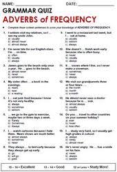 When using an adverb of frequency in the negative or in forming a question, place it before the main verb. 22 Adverbs Of Frequency Ideas In 2021 Adverbs English Grammar Learn English