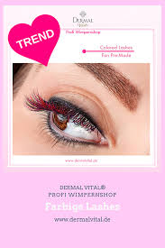 Colored Lashes Fertigfacher Wimpern Wimpernverlangerung Farbig