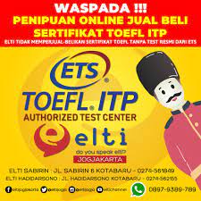 She has built up a balanced academic profile, and has not only developed strengths in research and publication and in teaching. Elti Jogja Check Pinned On Twitter Hati Hati Waspada Penipuan Jual Beli Sertifikat Test Toefl Itp Online Offline Elti Jogja Tempat Test Resmi Toefl Itp Dari Ets Elti