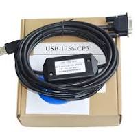 USB Programming Cable for Allen Bradley PLC ControlLogix Series, for  USB-1756-CP3 Replacement, 6 FT, Black