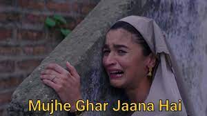 Mujhe Ghar Jana Hai - Meme Template | Funny faces quotes, Funny ...