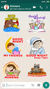 We offer you good morning and good night stickers for whatsapp wastickerapps!if you want to wish your friends, family or loved ones in chat good morning or . Good Night And Good Morning Stickers For Whatsapp For Android Apk Download
