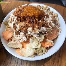 Bumbu spices mixture include shallot, garlic, red chili pepper, bruised lemongrass, black pepper … Bubur Ayam Bca Khas Mayong Kelapa Gading Jakarta