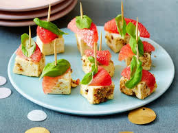 Feta Grapefruit Spiesse Rezept Lecker Rezept Fingerfood Apero Happchen Lecker