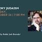 Spooky Judaism event image