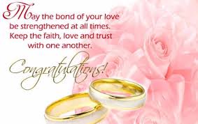 On your wedding day i wish you a lifelong honeymoon! 52 Happy Wedding Wishes For On A Card