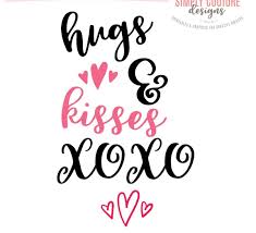 Download Hugs Kisses Xoxo Svg Cut File Simply Couture Designs