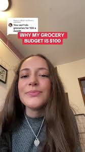 Replying to @Micah Hoffman my grocery budget is $100 a month and so far  it’s worked for me but I know everyone’s grocery store list looks different  #groceriesonabudget #howmuchispendinaweek ...