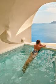 Canaves Oia Suites Executive Suite Cave Pool Luxury Swimming Pools Santorini Hotels Pool