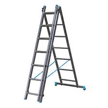 Find deals on products in ladders on amazon. Mac Allister 3 Section 3 Way Aluminium Combination Ladder 4 65m Combination Ladders Screwfix Com