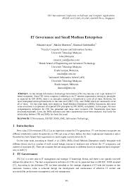 Convert the thesis into pdf format. Pdf It Governance And Small Medium Enterprises Shamsul Sahibuddin Academia Edu