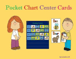 Pocket Chart Literacy Center Cards