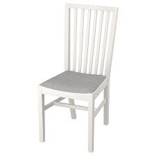 Norrnas كرسي أبيض Isunda رمادي Ikea