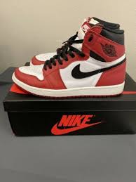 Nike Air Jordan 1 Retro High Og 2015 Chicago Size 10 Bred Receipt Box Air Jordans Nike Air Jordan Retro Jordan 1 Retro High