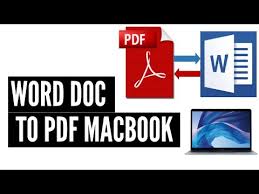 Convert Word Doc To Pdf Mac Youtube