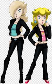 Rosalina Princess Peach Princess Daisy Mario & Luigi: Superstar Saga,  Clubnight, black Hair, leather, fictional Character png | PNGWing