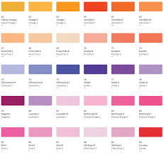 Hkh Soft Pastel Colour Chart 3 The Paint Spot