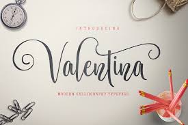 You can use these fonts to create custom styles. Valentina 31250 Script Font Bundles Lettering Hand Lettering Calligraphy Fonts
