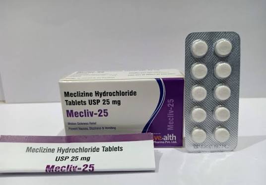Meclizine HCL Tablet 25mg at ₹ 55/box | Navi Mumbai | ID: 22935125230